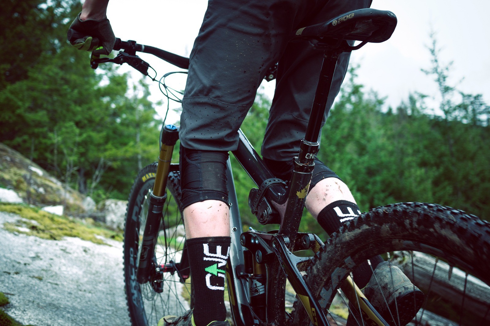 bikepacking with dropper post